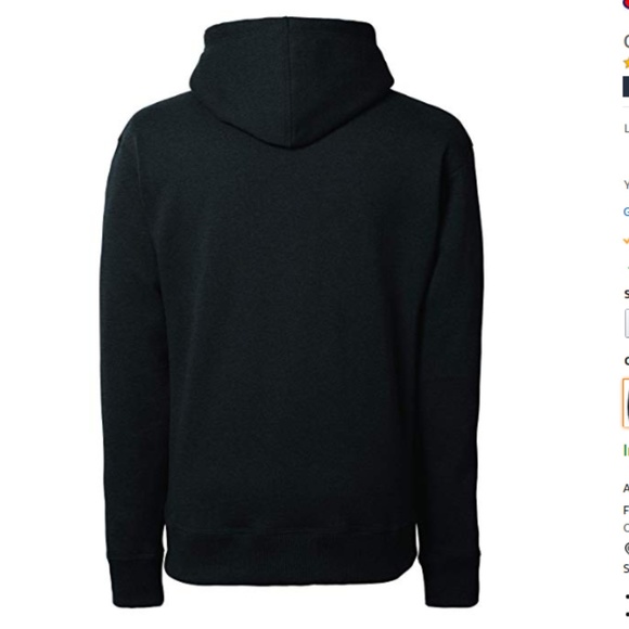Champion Men's Graphic Powerblend Fleece Hoodie - Picture 3 of 5